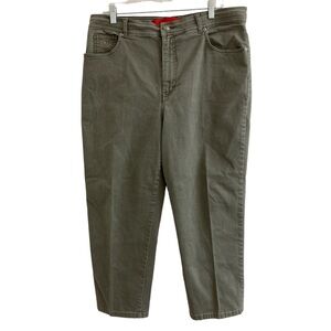 GLORIA VANDERBILT Red Tag Jeans High Rise Womens Size 18 Medium Gray Straight